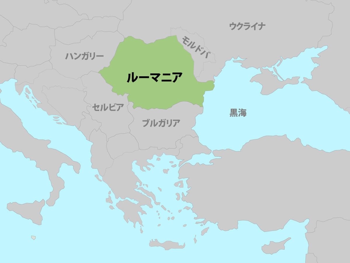 ルーマニア地図