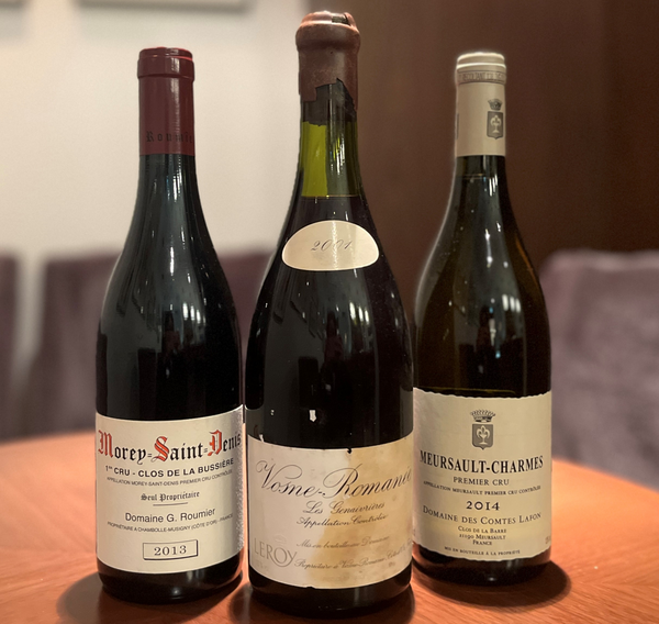 【超稀少】ブルゴーニュスター生産者夢の競演【BOURGOGNE PREMIUM TASTING 3GLASS 】