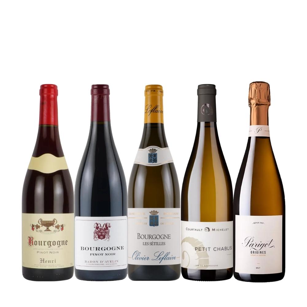 ブルゴーニュワイン飲み比べ5本セット BR3-1 [750ml x 5] | エノテカ