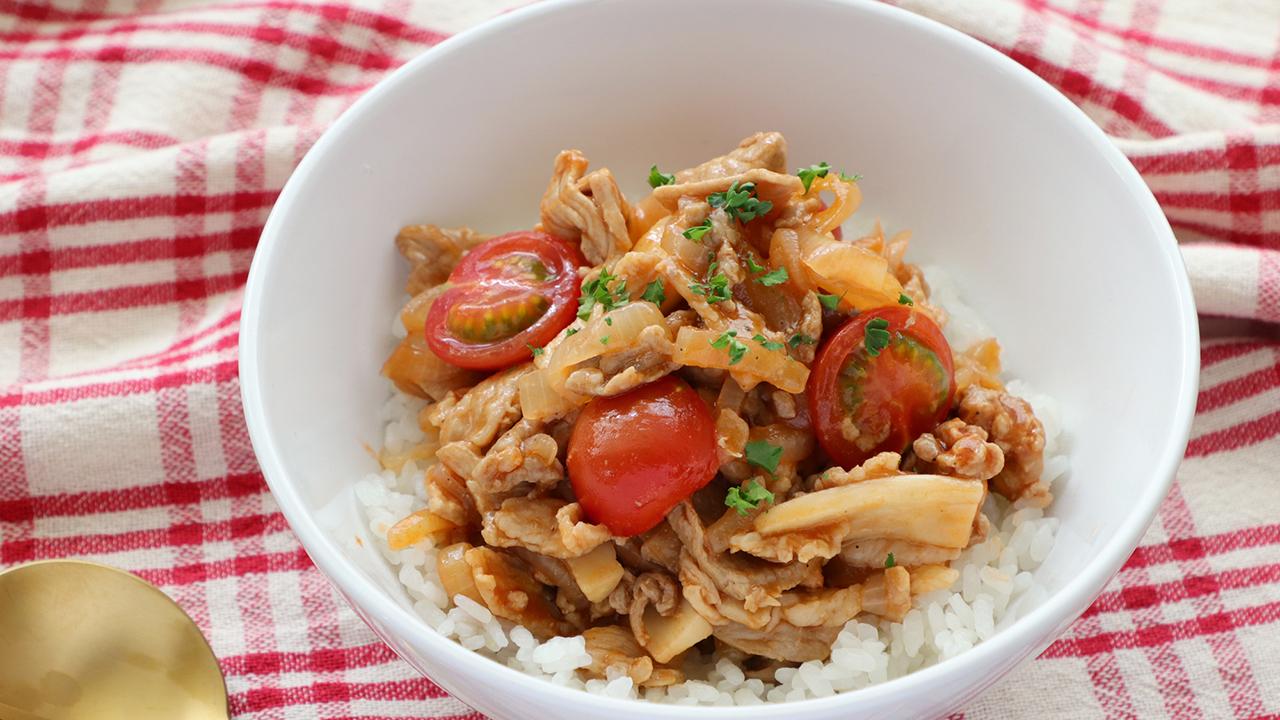 ポークケチャッピー丼