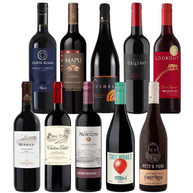 ENOTECA エノテカ　パーティーパック 赤だけ8本  [750ml x 8] 1本あたり1,210円！パーティーパック赤ワイン10本セット AQ8-1