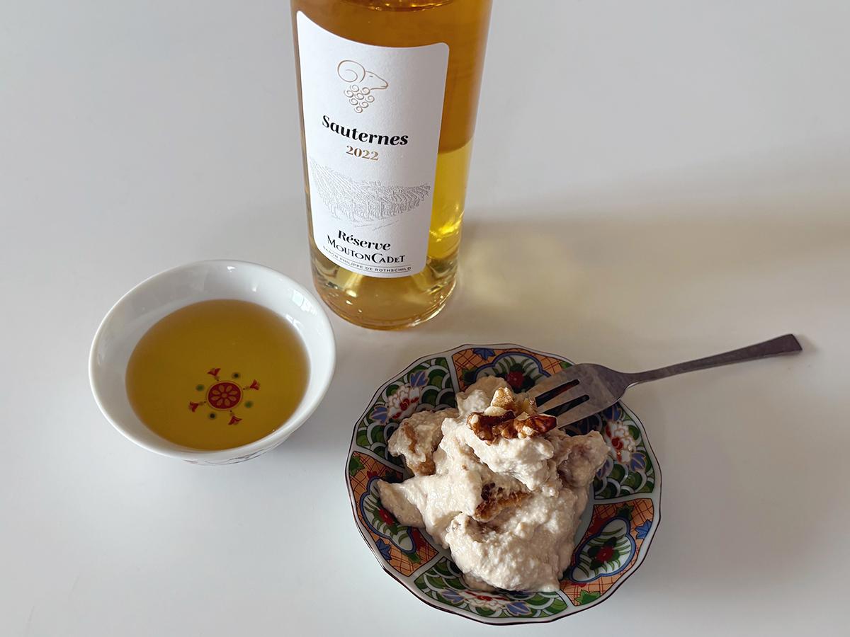 わいん泥棒なレシピ：ドライいちじくの白あえ