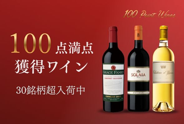 有名評価誌＆評価サイト100点獲得ワイン