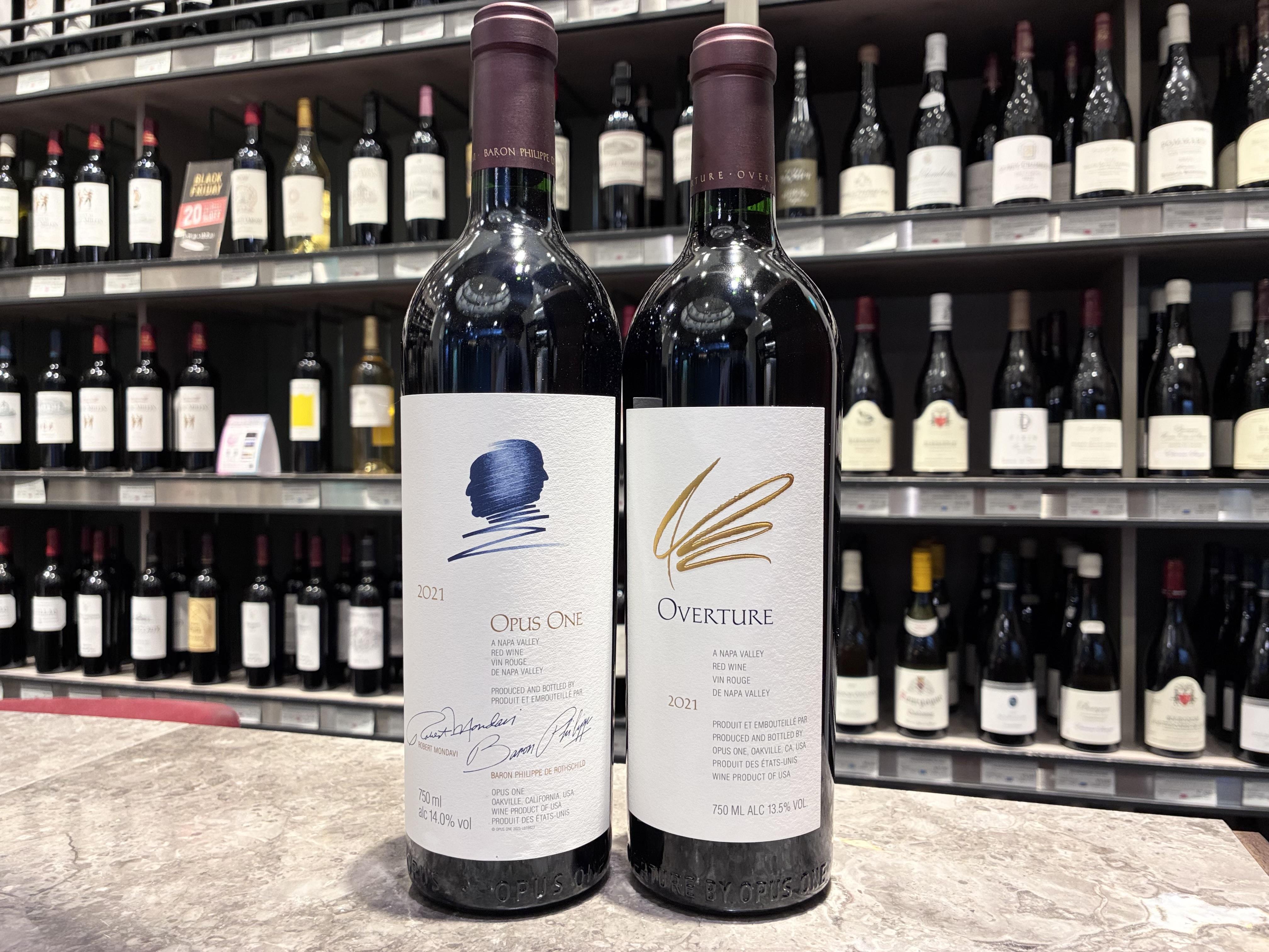 【世界屈指のプレミアムワイン”オーパス・ワン＆オーヴァチャー” 2グラスセット】