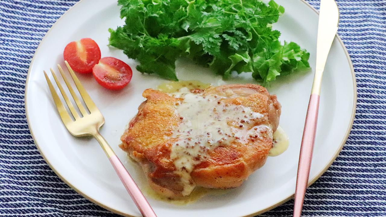 チキンソテー・ハニーマスタードソース