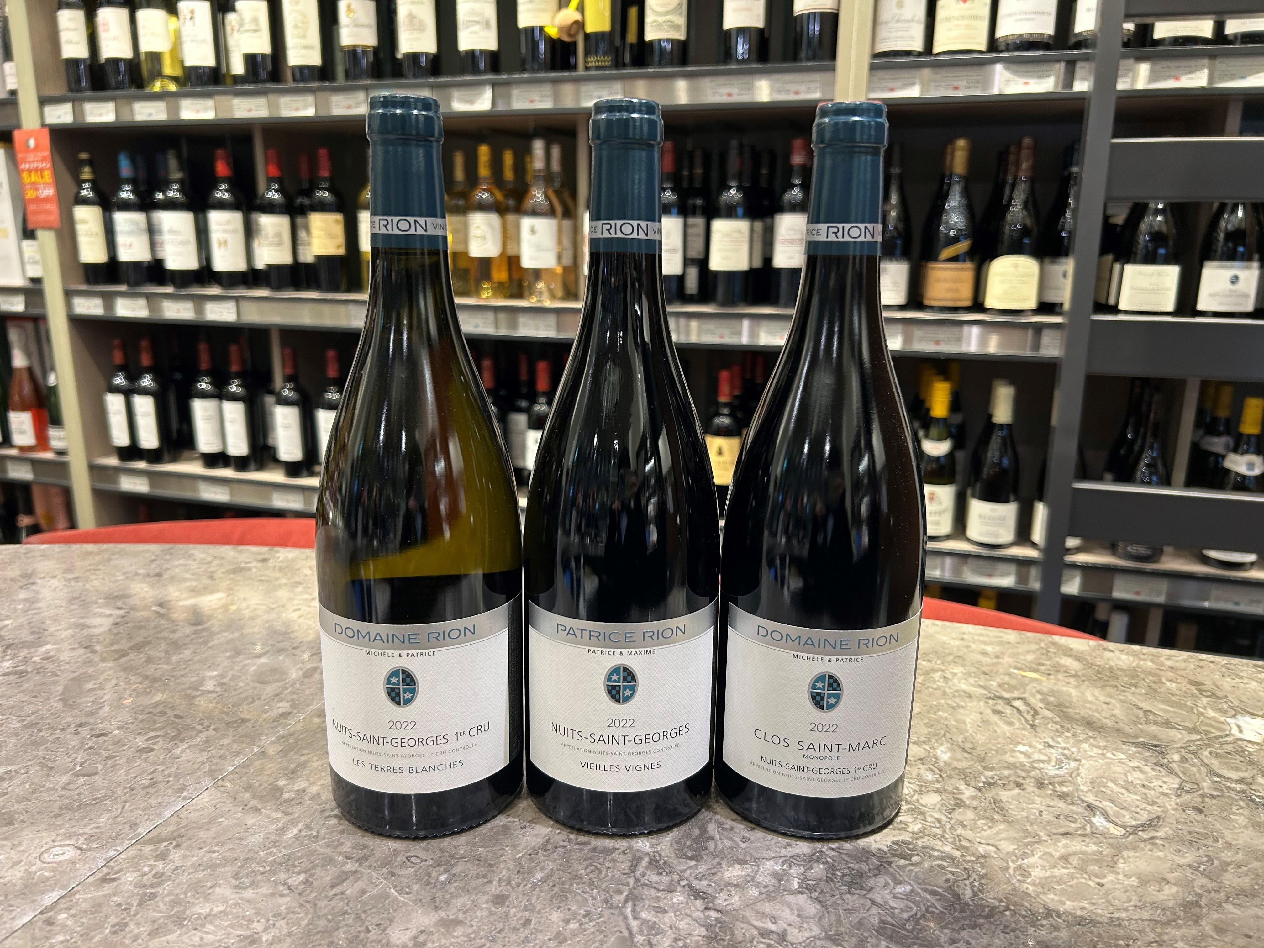 『ニュイ・サン・ジョルジュの魅力に迫る 。 “パトリス・リオン” ３グラスセット』