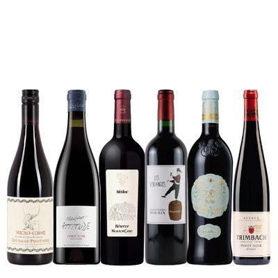 銘醸地を飲み比べ！フランス産赤ワイン6本セット VR6-1 [750ml x 6