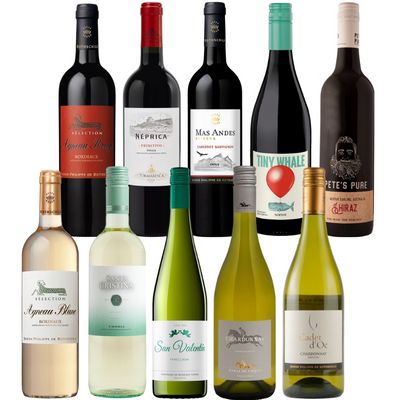 ENOTECA エノテカ　バラエティ10本セット VP8-1 [7,500ml] 1本あたり1,210円！パーティーパックMIX10本セット MQ8-1 [750ml