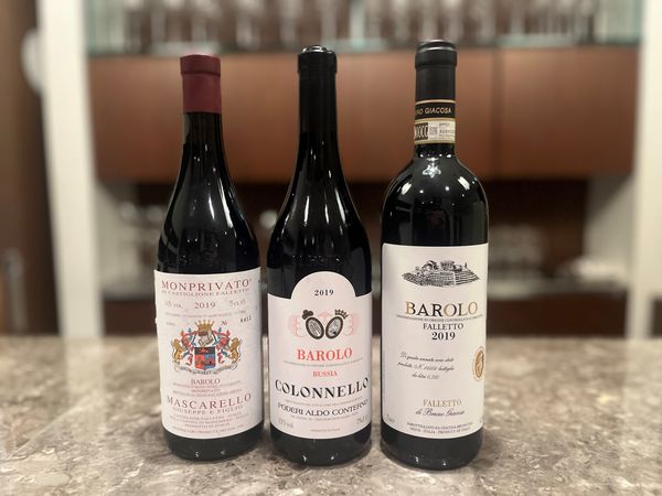 伝統派バローロ揃い踏み 【2019年　BAROLO 3GLASS】