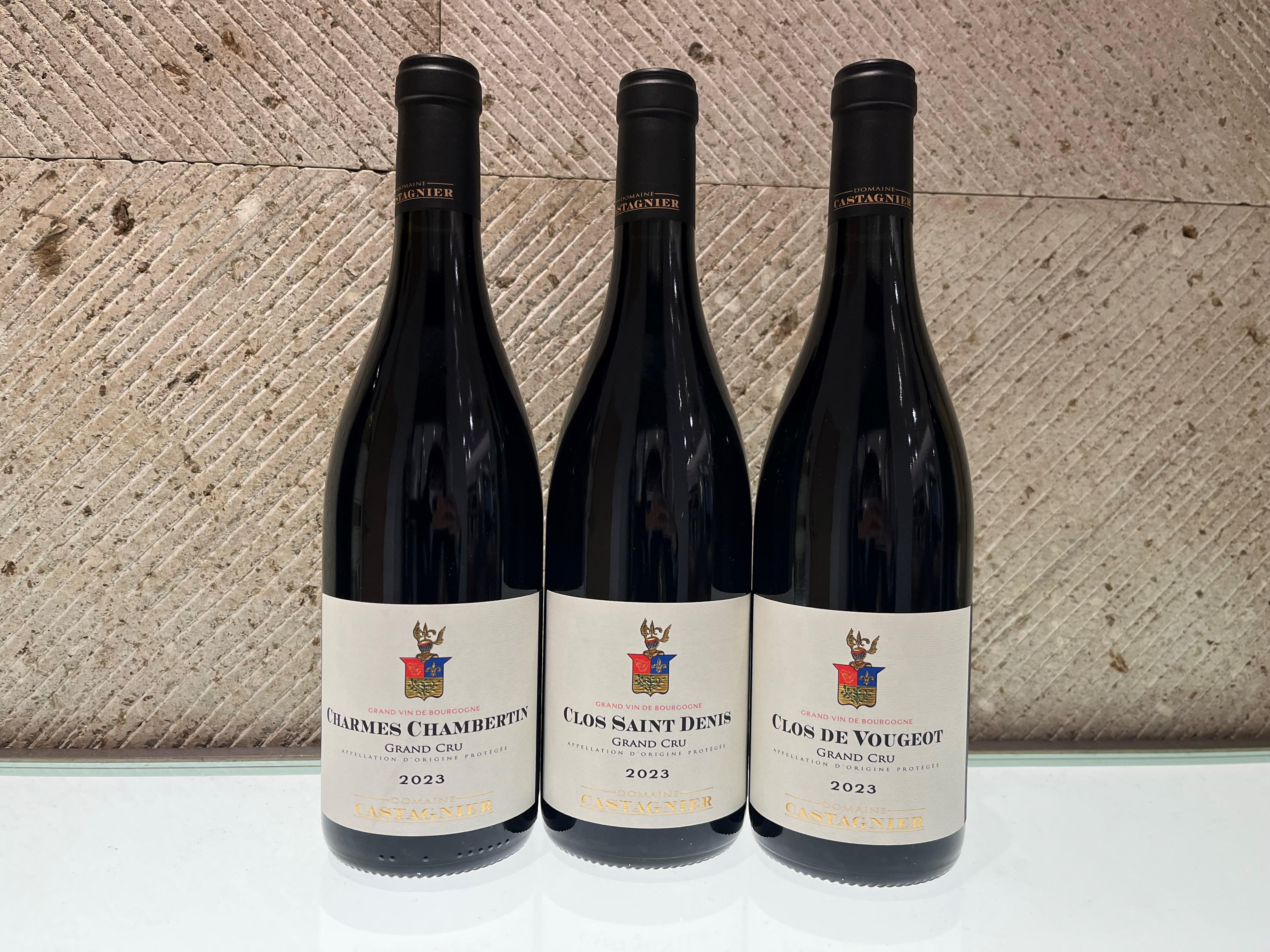 【4/2～5開催！】綺羅星のごとき銘醸畑の数々を所有するモレ・サンドニの老舗 ～DOMAINE CASTAGNIER GRAND CRU 3GLASS～