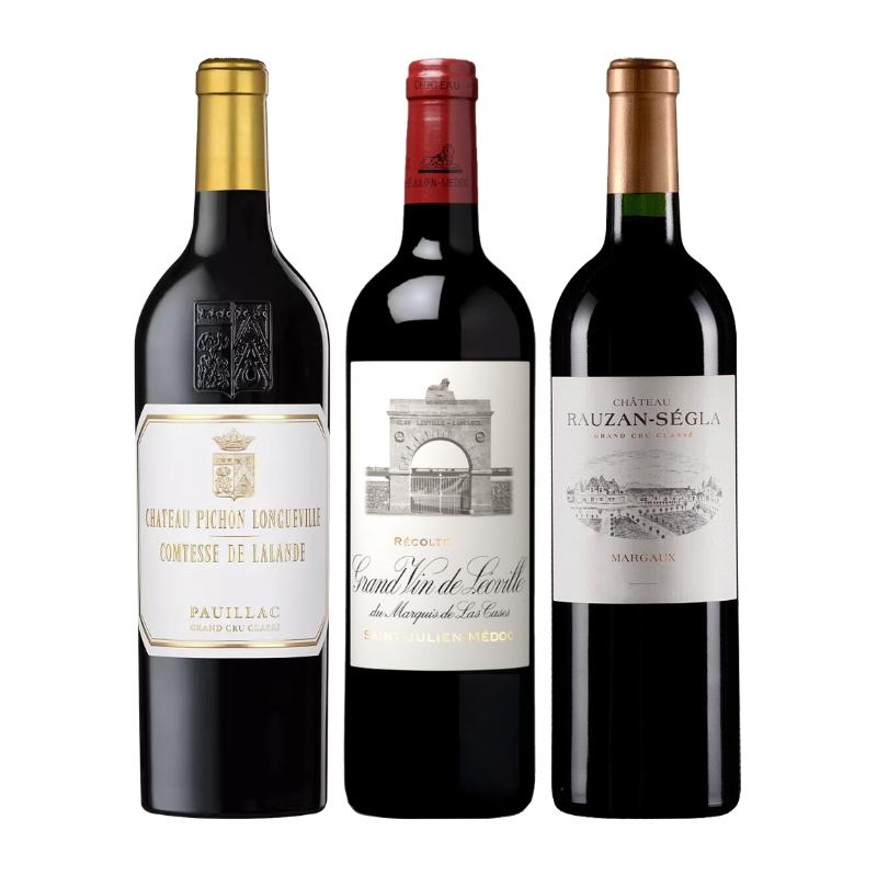 高得点格付けシャトー！バックヴィンテージ3本セット RW5-2 [750ml x 3]