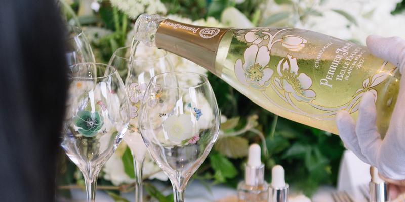 シャンパングラス PERRIER JOUET グランブリュット グラス2脚セット