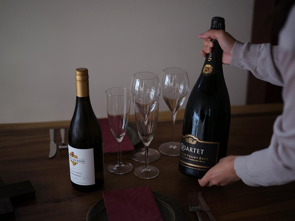 パーティーの準備の様子