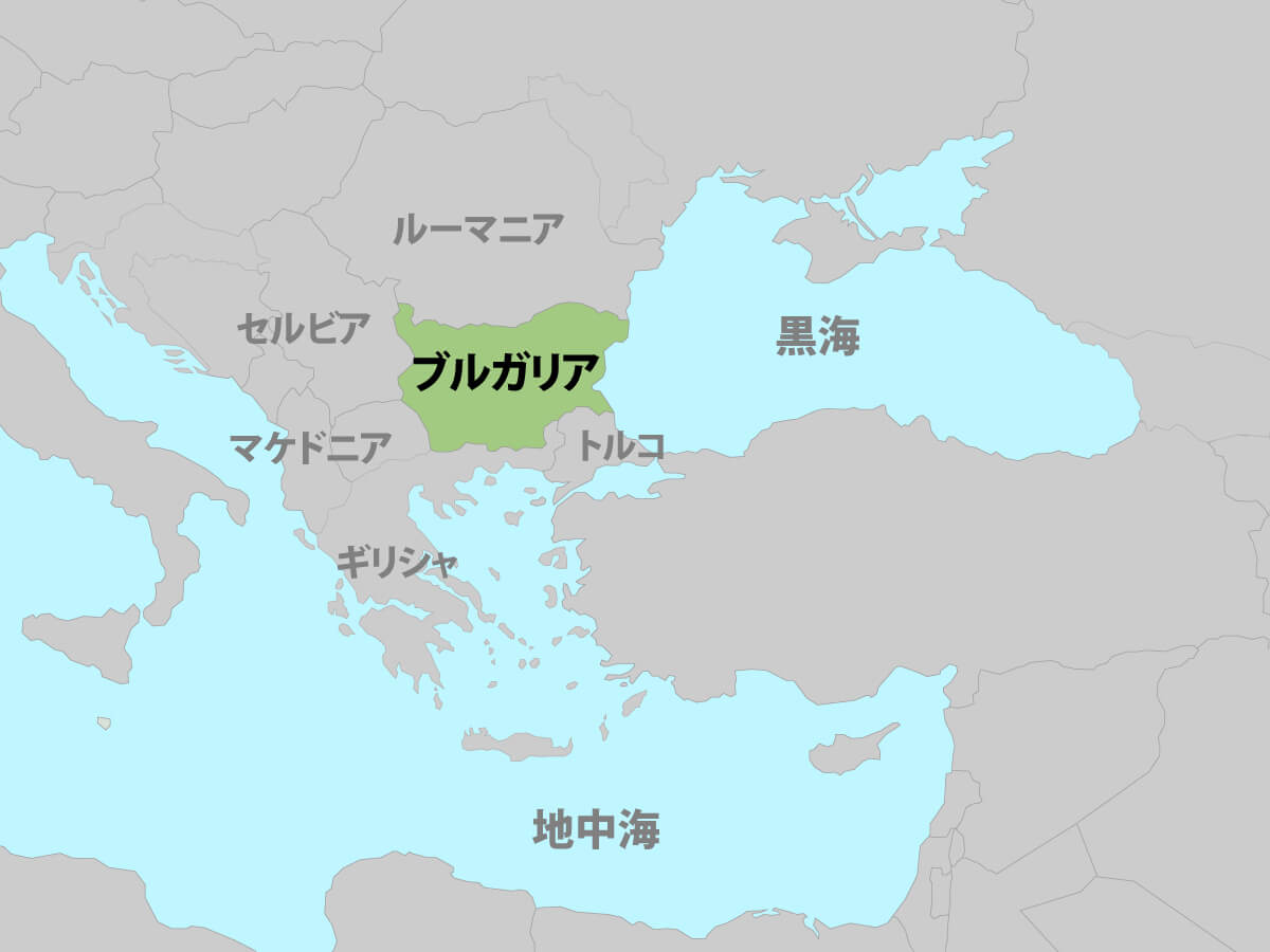 ブルガリア　地図