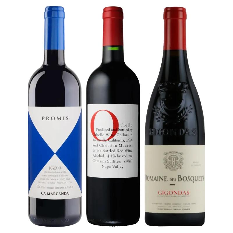 名匠が手掛ける逸品揃い！フルボディ赤ワイン3本セット HS11-1 [750ml