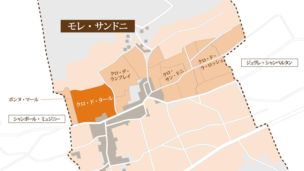 クロ・ド・タール地図