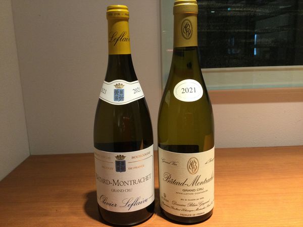 【スペシャルワインセミナー】最高峰の白ワインの産地の一つバタール・モンラッシェ2銘柄のテイスティング
