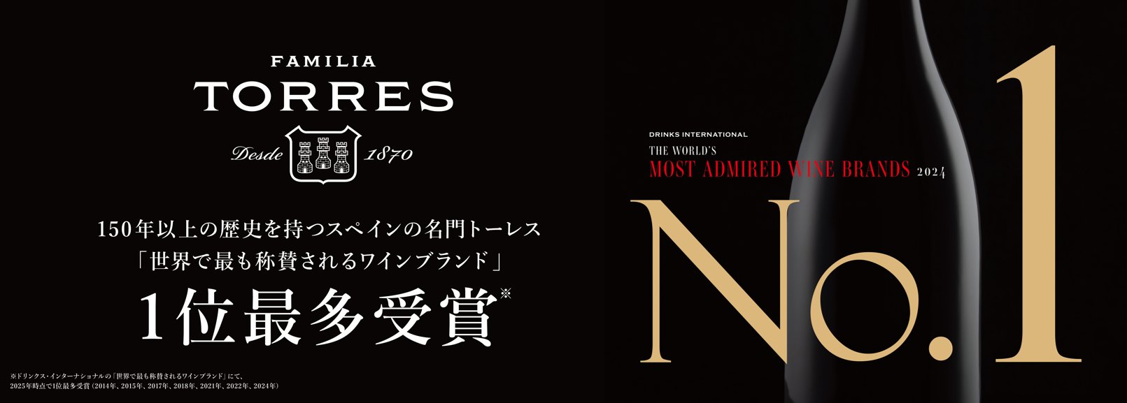 150年以上の歴史を持つスペイン名門ワイナリー「トーレス」のご紹介