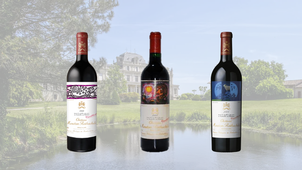 2月20日（金）～　シャトー・ムートン・ロスチャイルド　1988・1998・2008　比較ヴィンテージ ３グラスセット