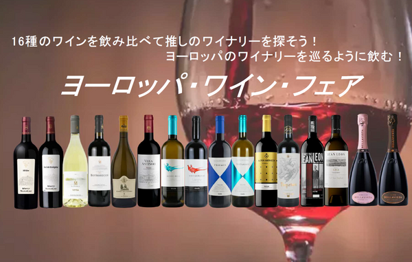 推しのワイナリーを探そう！ヨーロッパのワイナリーを巡るように飲む！ヨーロッパ・ワイン・フェア