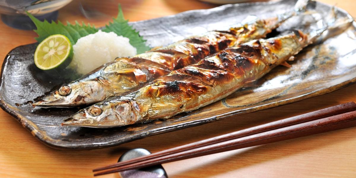 サンマの塩焼き
