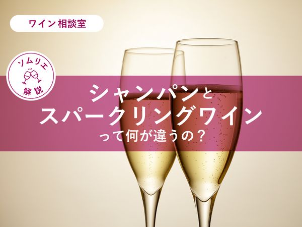 【ソムリエ監修】シャンパンとスパークリングワインって何が違うの？