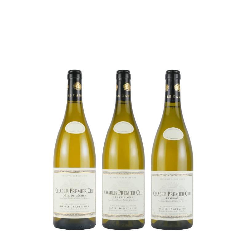 シャブリ一級畑飲み比べ3本セット CL7-1 [750ml x 3] / ダニエル