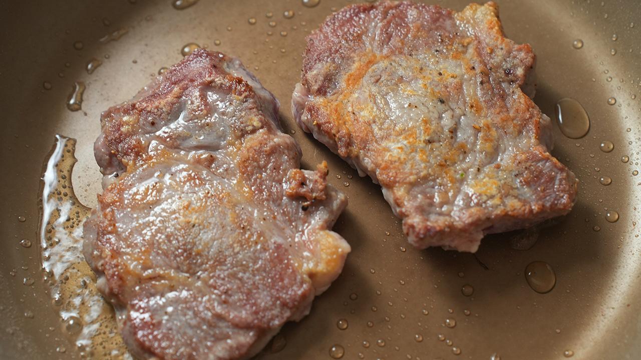 レモン香る春野菜と豚肉のバターソテー_工程