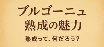 熟成って、何だろう？週末のワークショップのご案内です