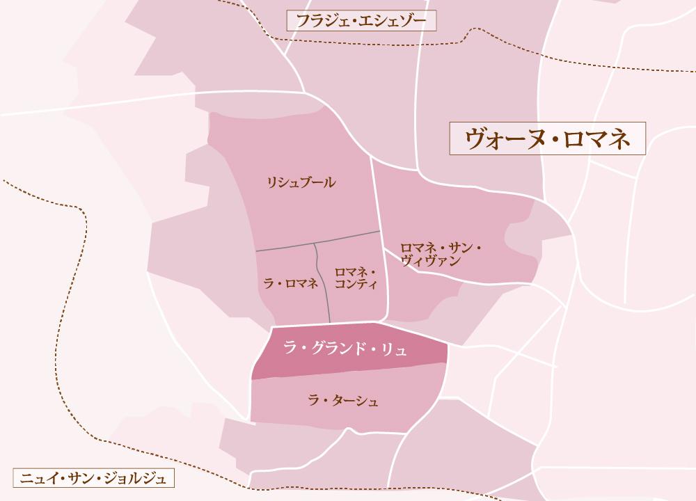 ラ・グランド・リュの地図