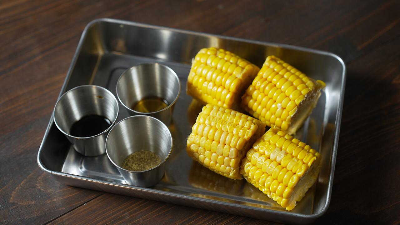 とうもろこしの山椒醤油焼き_材料