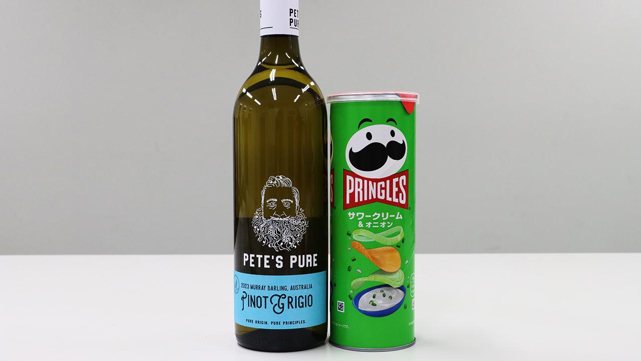 サワークリーム＆オニオン×ピノ・グリージョ