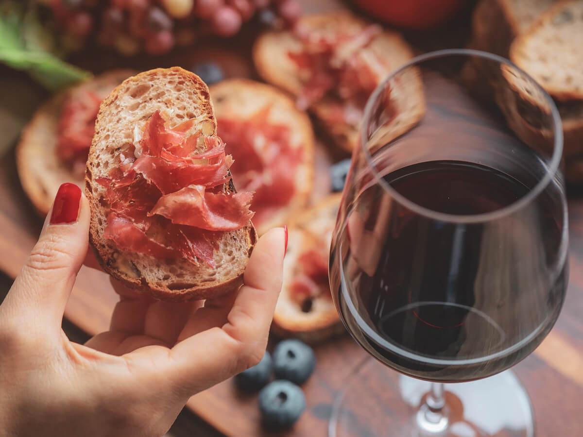 スペイン料理とワイン