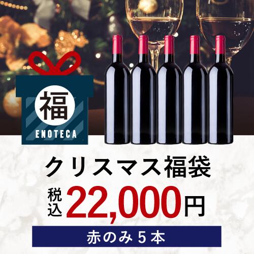 クリスマス福袋22,000円（赤のみ5本）CF12-1 [750ml x5]