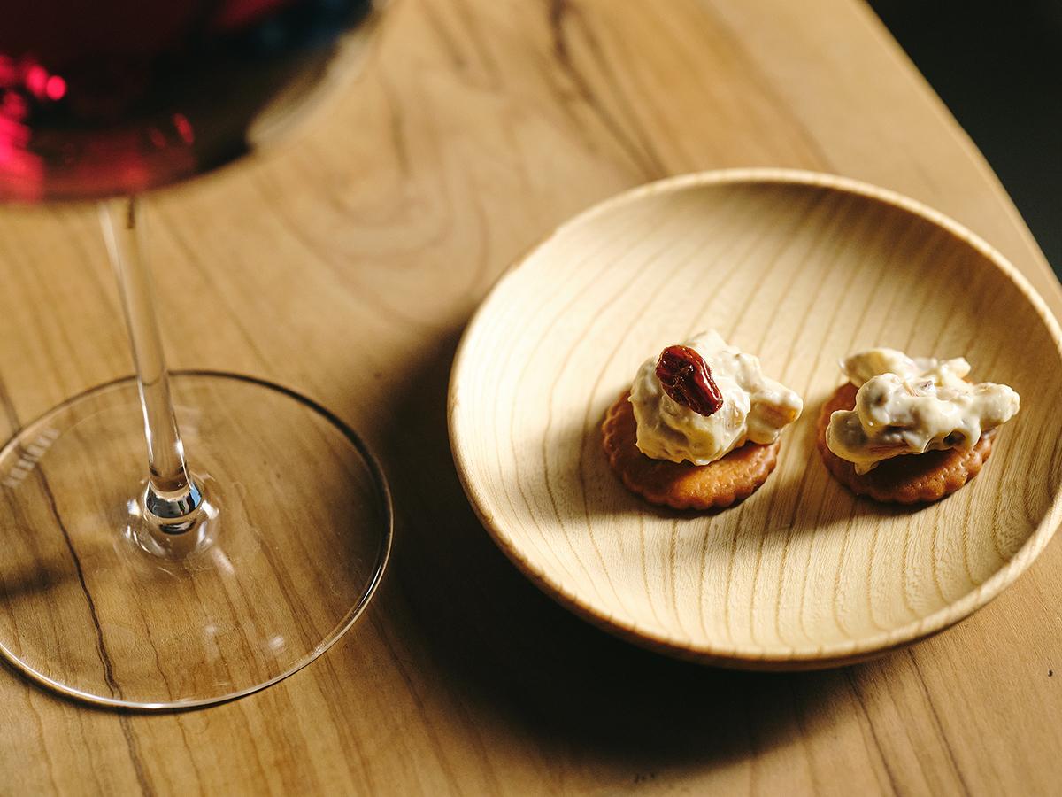 ラムレーズンのクリームチーズディップ