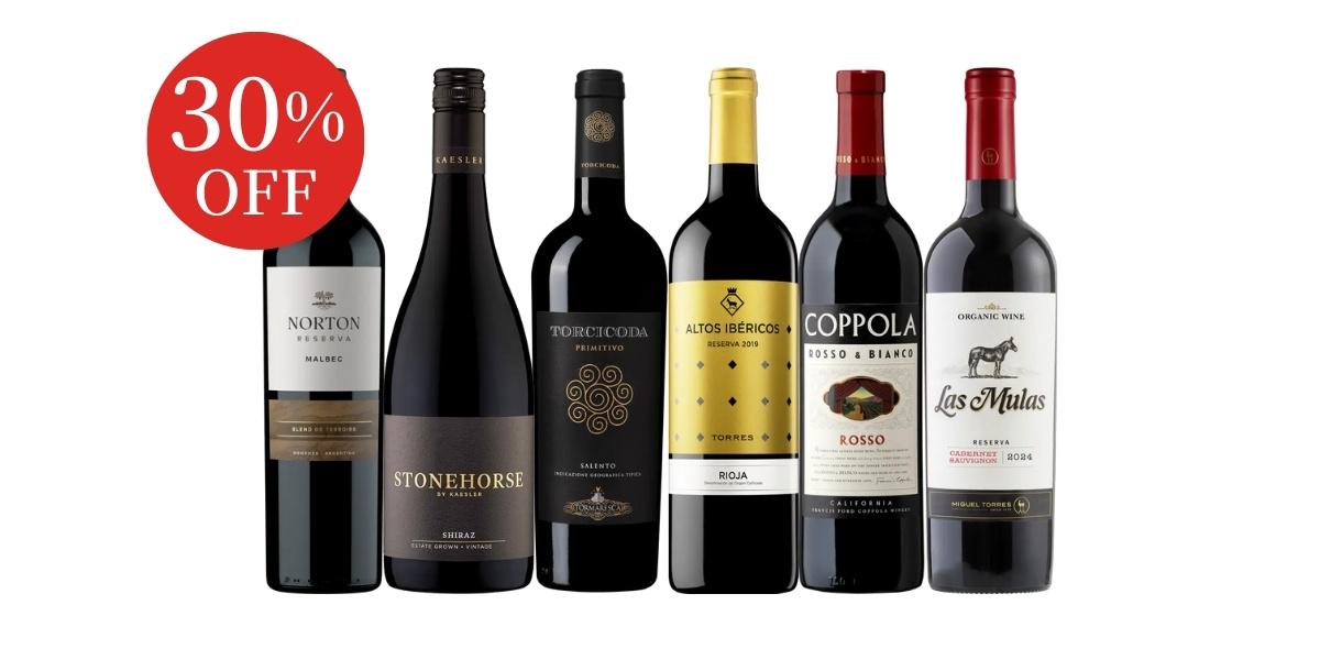 飲みごたえたっぷり！肉ワイン6本セット VB2-1 [750ml x 6]