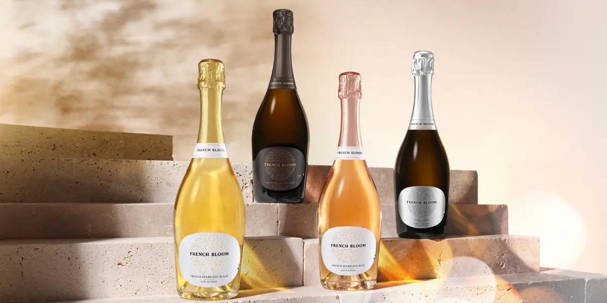 フレンチ・ブルームの4銘柄。ブラン、ロゼ、エクストラ・ブリュット、ラ・キュヴェ