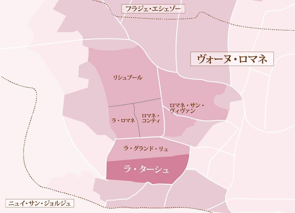 ラ・ターシュの地図