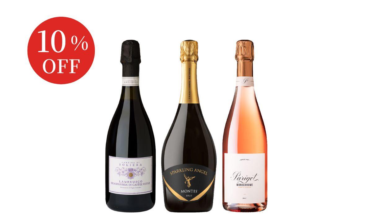 この冬楽しむ！スパークリング赤白ロゼ3本セット WJ11-1 [750ml×3]