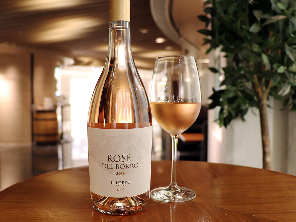 【今日のワイン】オランデーズソースと楽しむロゼワイン「ロゼ・デル・ボッロ」