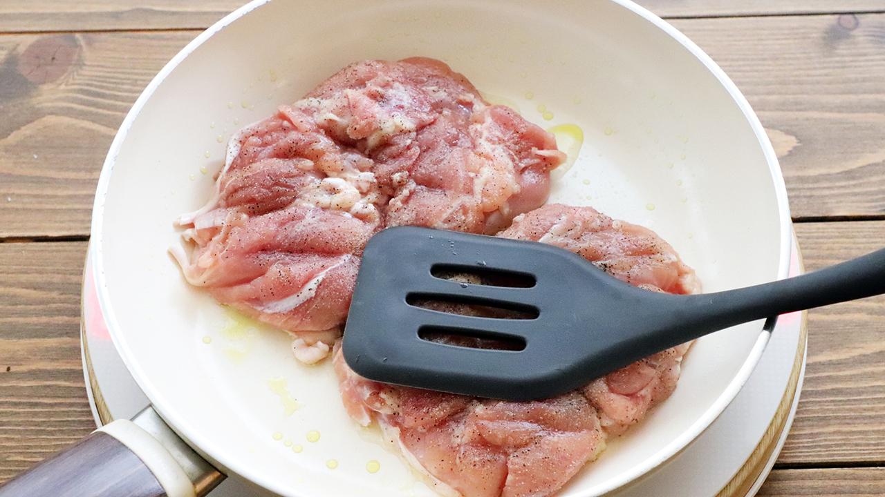 チキンソテー・ハニーマスタードソース_工程