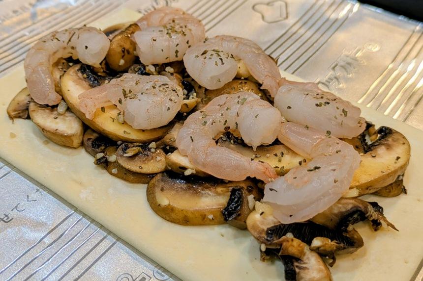 オーブンで焼く前の状態