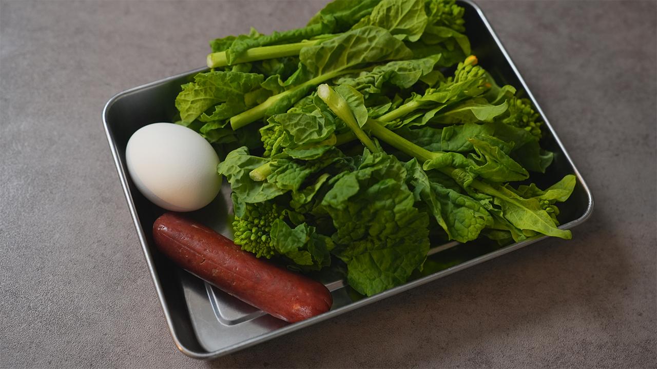 菜の花サラダ_材料