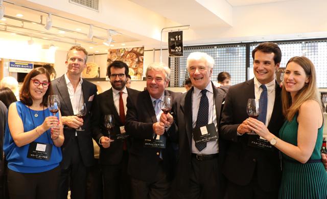 ボルドーの一流シャトー関係者が7人揃っている