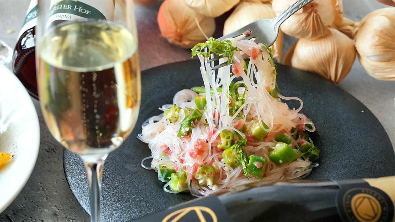 冷製パスタ風 梅の春雨サラダ