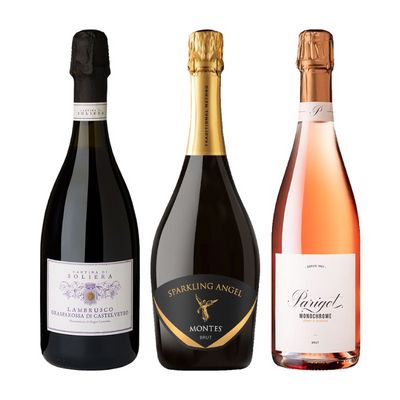 この冬楽しむ！スパークリング赤白ロゼ3本セット WJ11-1 [750ml×3]