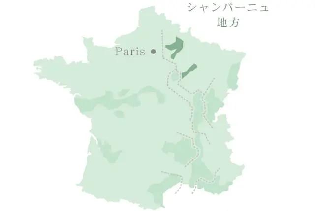 フランスの地図