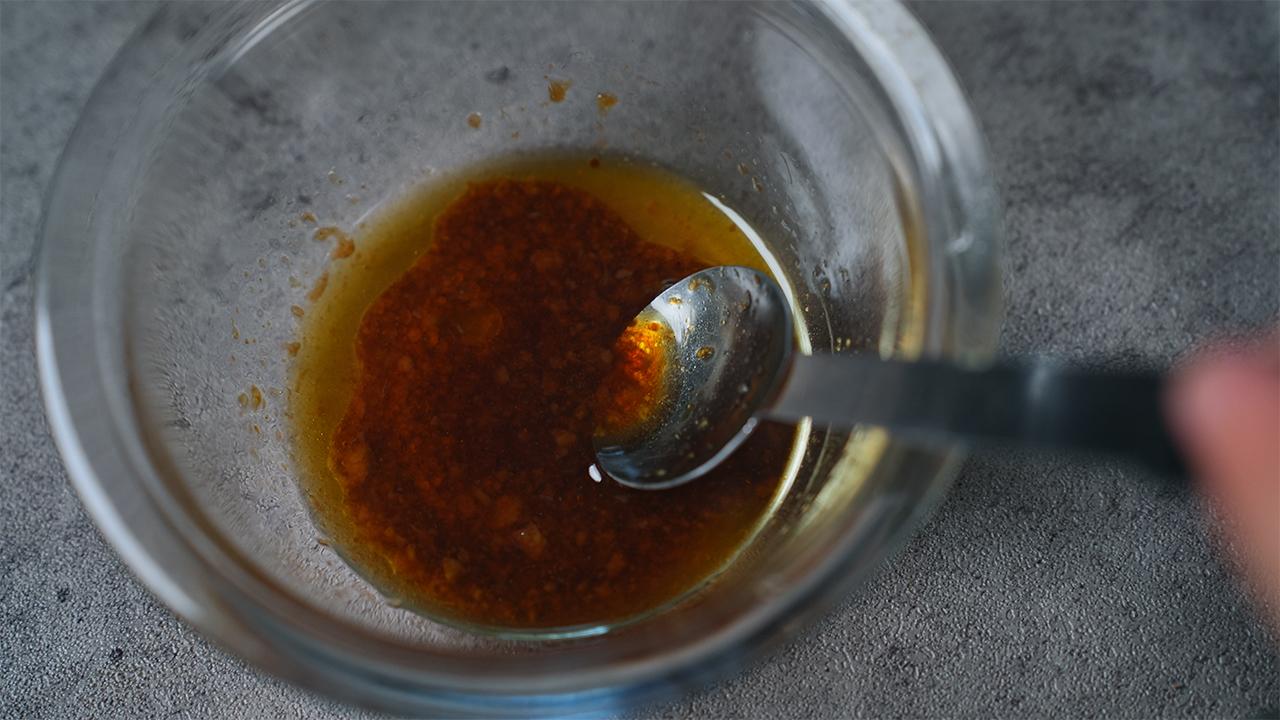 エビとホタテの柚子こしょうリースサラダ_工程