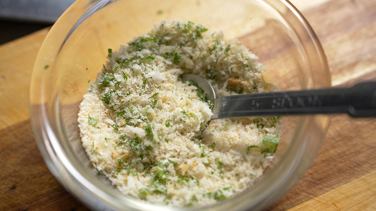 あじの香味パン粉焼き_工程