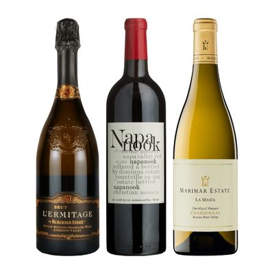 人気生産者が手がける、カリフォルニアワイン3本セット RW5-5 [750ml x 3]